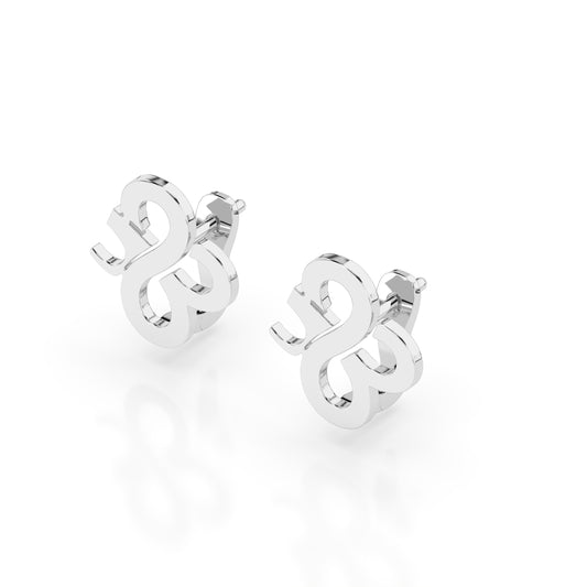 THE MIRACLE EARRINGS - WHITE GOLD